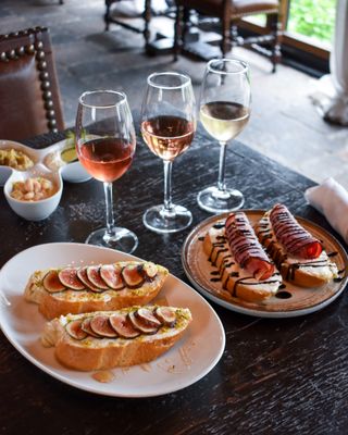 Wine flights and Bruschetta what could be betta?