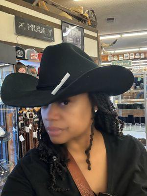 They have a hat in store that fits my large head with abundant tresses...