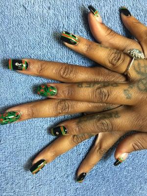 Jamaica inspires nail art