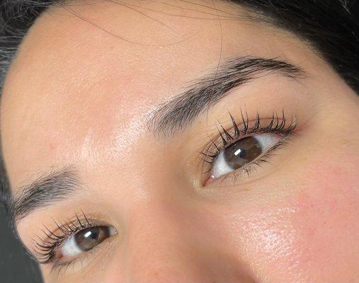 Keratin lash lift