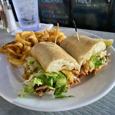 BBQ Chicken Hoagie Sandwich (SO GOOD!)