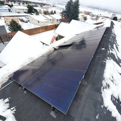 We even install solar in the snow!