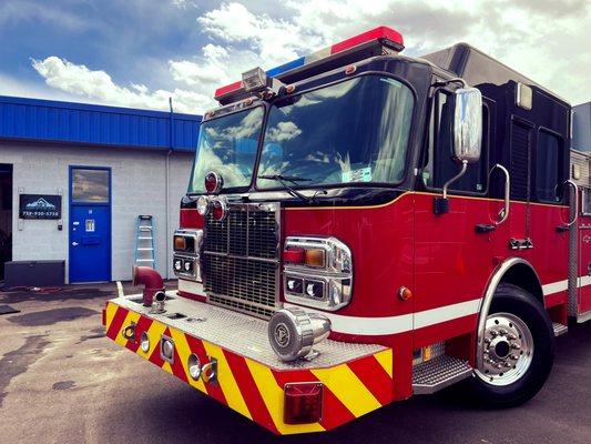 Fire Engine Detail and Polish