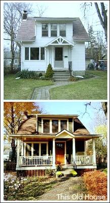 Great Before / After photo - You can finance this type of project too!