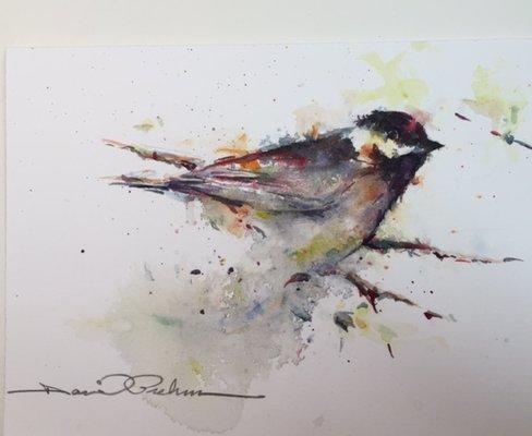 David Prehm Chickadee Print