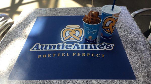 Pretzel Mini Dogs and Lemonade