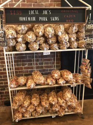 Fresh pork rinds! Pick your flavor!