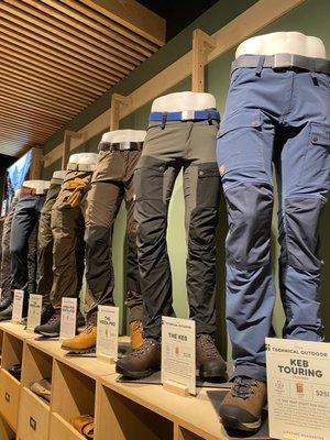 Technical Hiking Pants - staff was very helpful in describing differences between the different pants