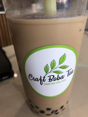 The coffee milk tea with boba was not as good as coconut milk tea.