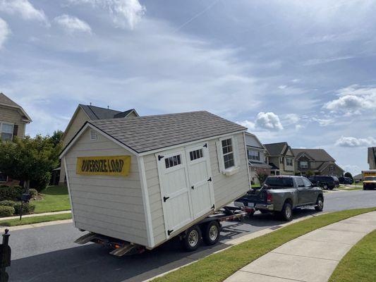 Shed Delivery in Charlotte NC