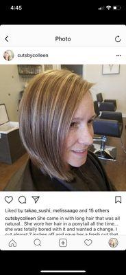 Gorgeous highlights and cut!!!