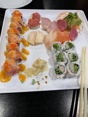 Sushi and sashimi