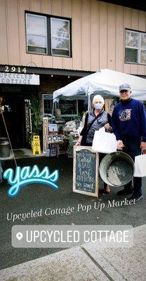 This great couple was shopping at our 1st annual Fall On Over Pop Up Market