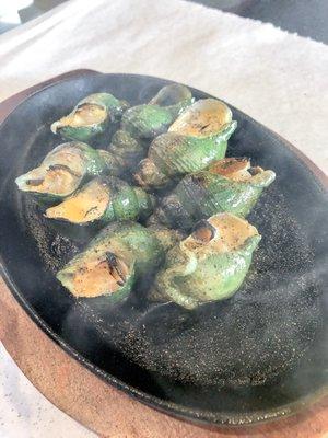 Escargot in butter sauce