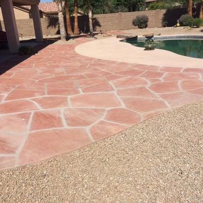 flagstone patio