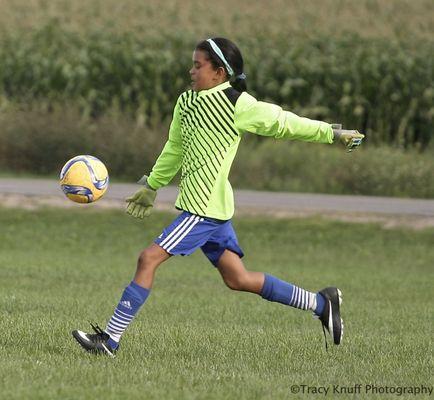 Goalie in Action