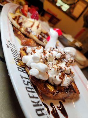 French toast sampler. The s'mores is no joke