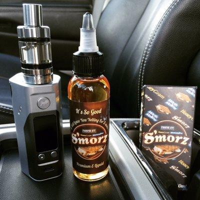 Just bought a 60 ml bottle of their new Smore's premium e liquid. It really is so good and taste just like the real thing!