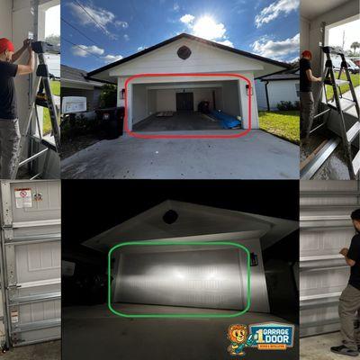 #1 Garage Door Installation Before & After