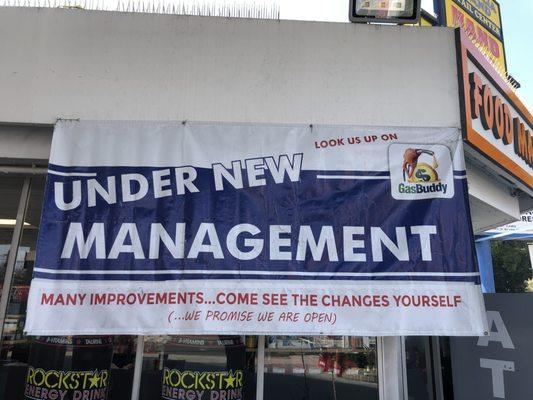 Under new management. Come see all the changes