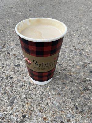 Carnilla Latte - homemade caramel sauce, vanilla, two shots of espresso - $5.50