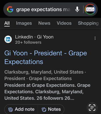 Grape Expectations