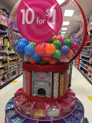 That's a big gumball machine.