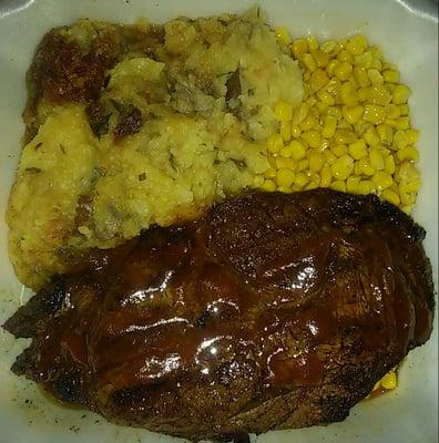 Steak night Thursday only 20oz Ribeye steak $13.00