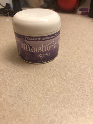 Jojoba Moisturize hypoallergenic and unscented