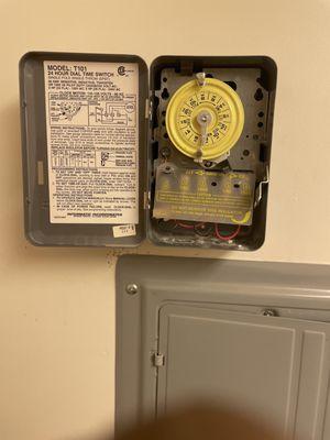 Failed timer prior to repair