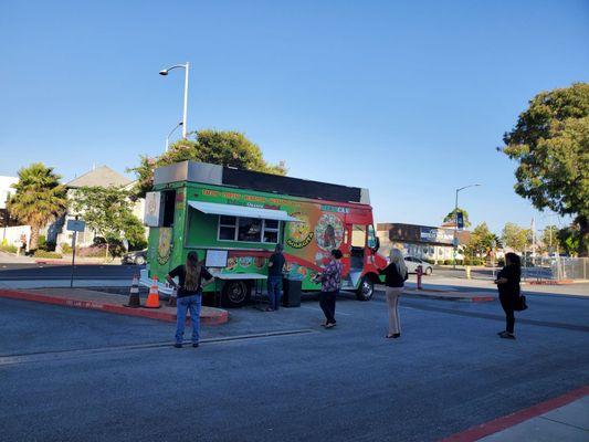 Food truck at Monday night bingo (St. John the Baptist Church)