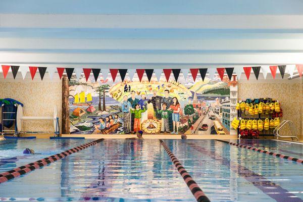 Saltwater Pool at the Chinatown YMCA in San Francisco.