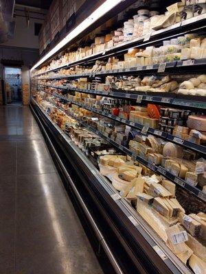 About 1/2 of cheese selection!