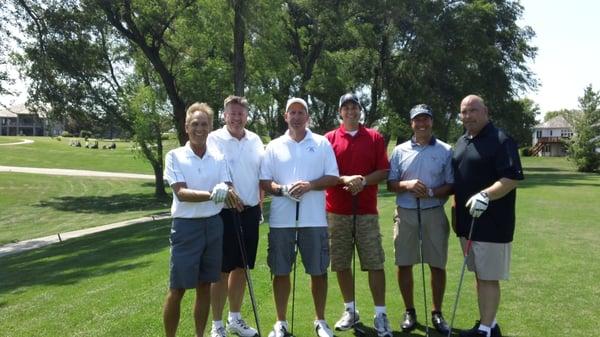 Nebraska Coach Bo Pelini and friends enjoy a day at Tiburon