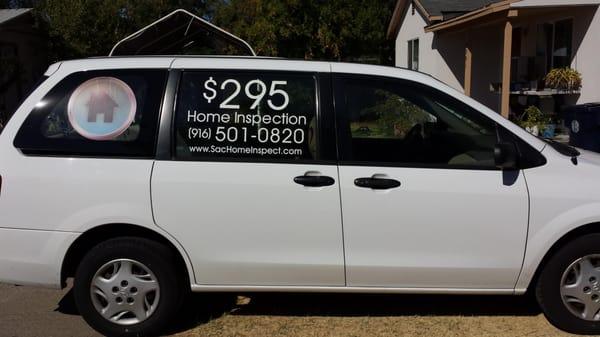 Sacramento Home Inspections + Vehicle ready to for action!