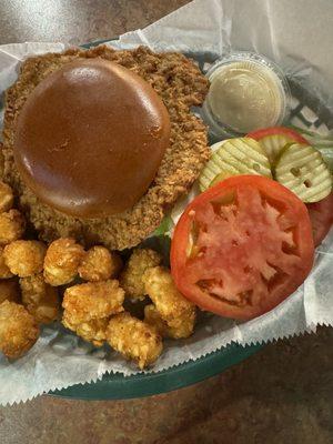 Pork Tenderloin with Tots