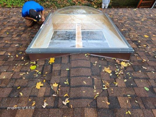 Custom Curb and Dome Skylight