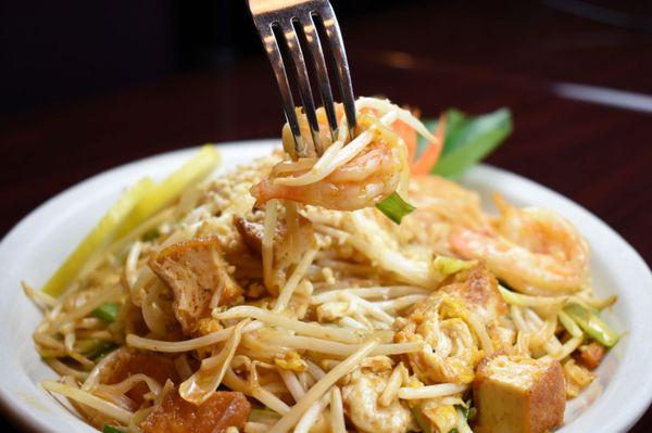 Pad Thai with shrimp
All-time favorite