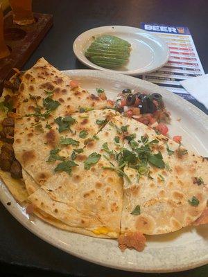 Carne asada quesadilla