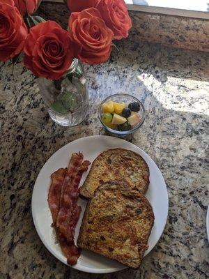 French toast made with the French Toast Loaf