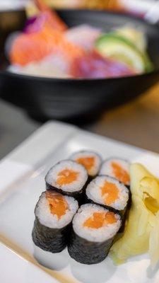 Salmon Roll ($14)