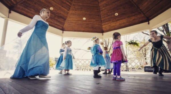 Ushers Ferry Safe Halloween Elsa and Anna (photo by the gazette)