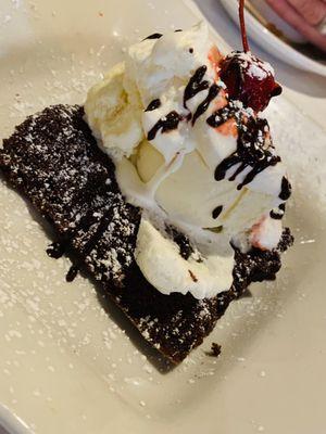 Gluten Free Brownie Sundae