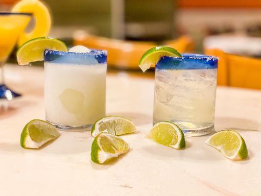 Frozen and on the rocks house margarita