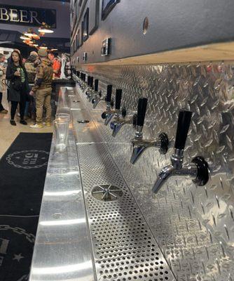 The wall of beer