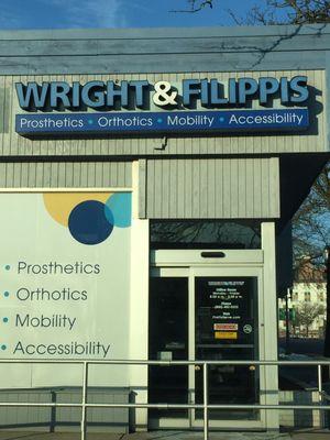 Th entrance to Wright & Flippis