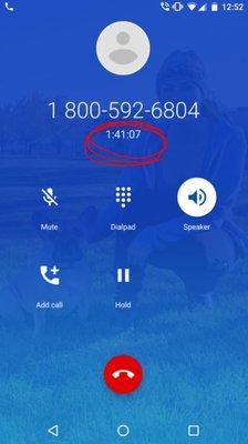 Yep, still waiting on hold.  Just to correct THEIR billing error.