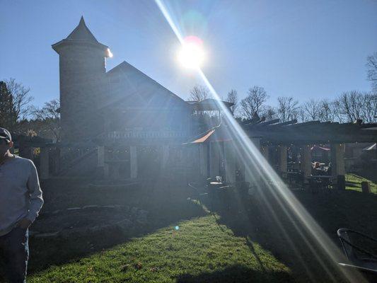 Winery in barn.