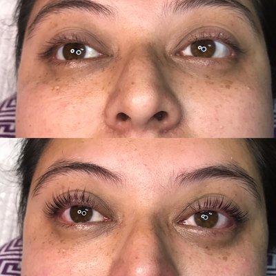 Lash lift & tint