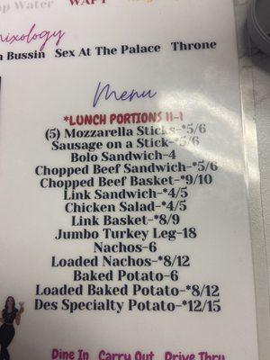 Food Menu